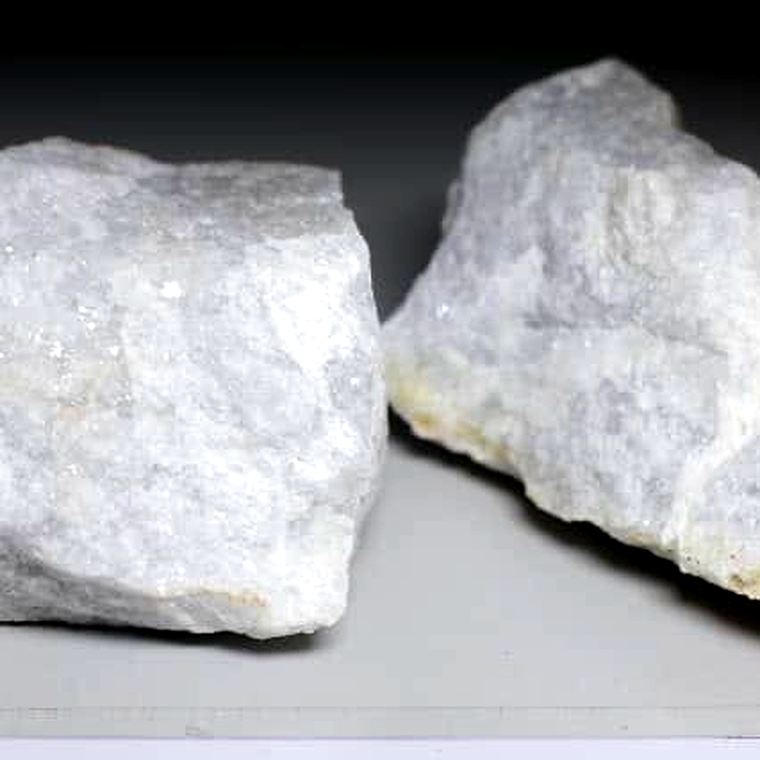 White crystalline dolomite specimen